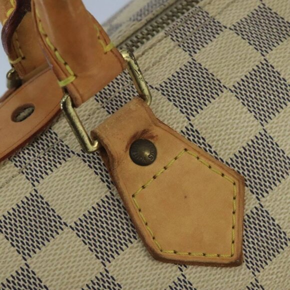 LOUIS VUITTON Damier Azur Speedy 30 Hand Bag - Picture 6 of 14